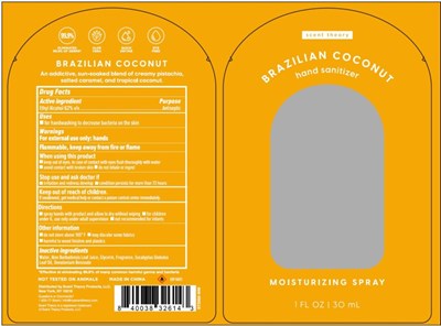 Lbl (01b Lbl Hand Sanitizer Spray Brazilian Coconut 30ml)